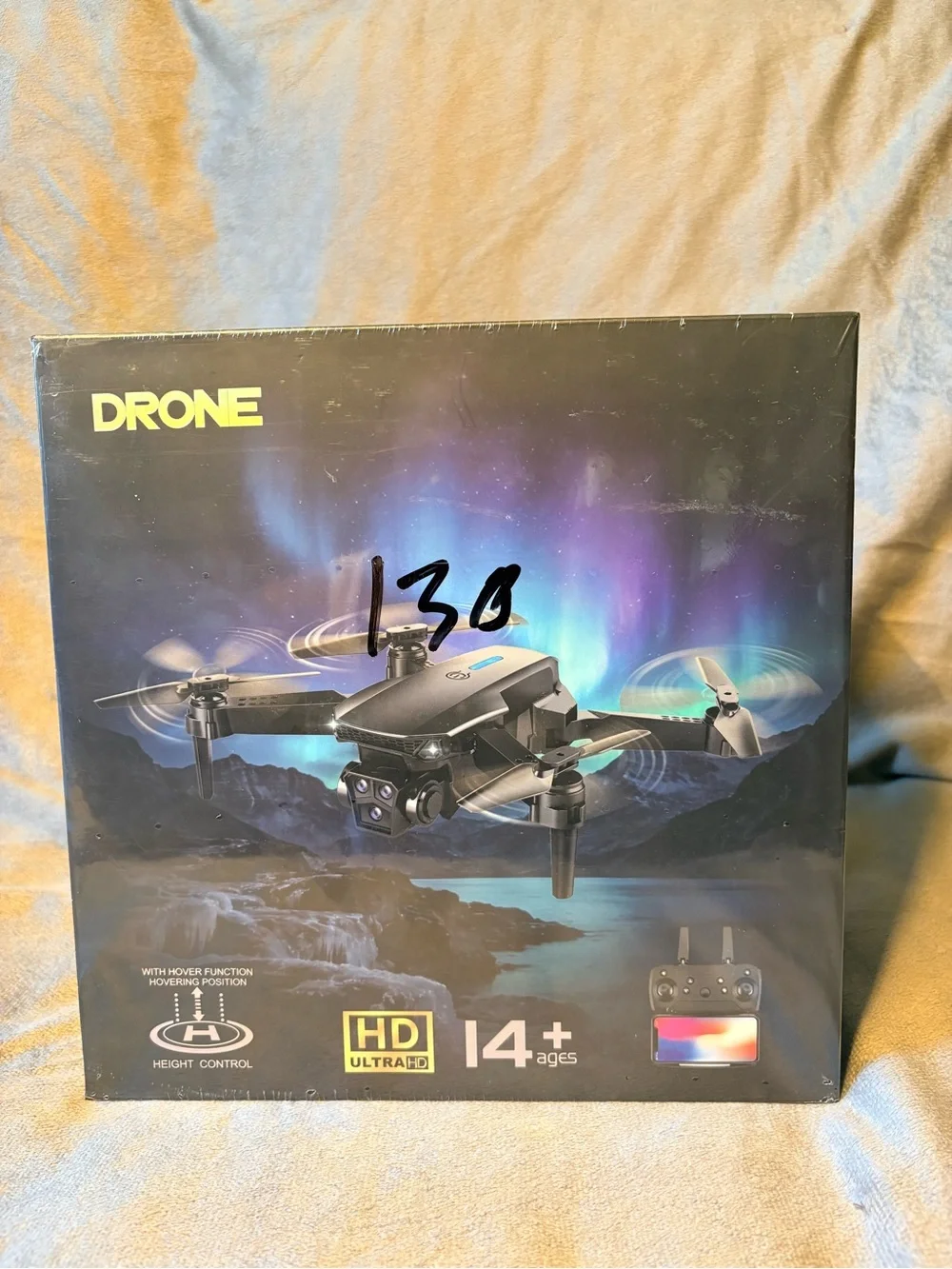 Black HD Ultra RC Camera Drone with Height Control
